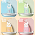 Customizable gift mugs - personalized with your logo, portable travel mugs, cute cartoon rabbit design, eye-catching and high-value glass water bottles