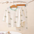 Kids' class a summer loungewear: boys' long-sleeve air conditioning pajamas, girls' modal sleepwear, cute baby clothes