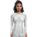 new arrival seamless knittinglong tight high elastic ski suit long sleeves sports running fitness yoga suit tops