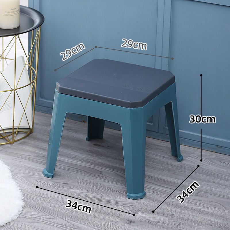 For homeplastic stool casualthickened bench stackable adult footrest living room kids simple storage small stool