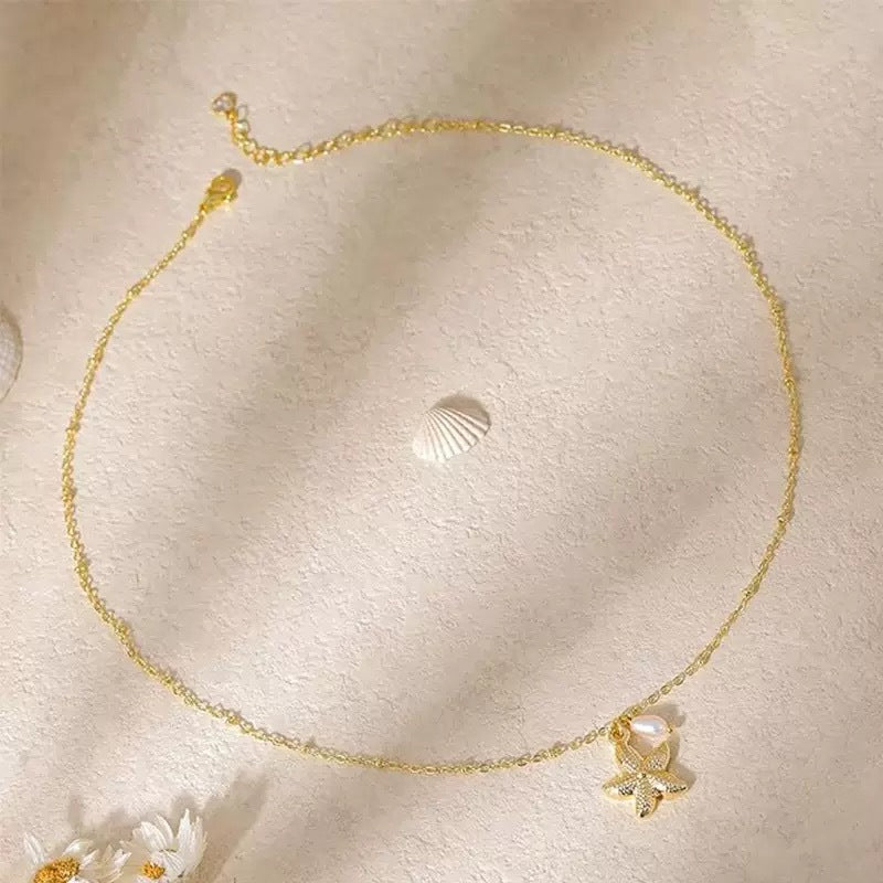 European and american cross-border hot seller: fashionable, minimalist, unique, and creative design pterosaur pendant - brass with real gold plating necklace