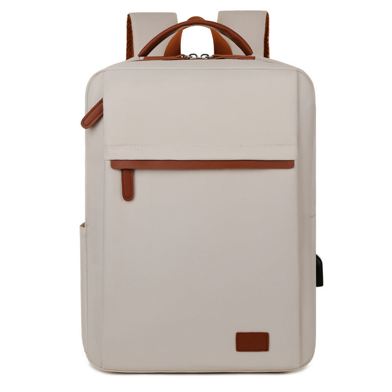 Cross-border new casual backpack, go out for short trips, backpack, fashionable and versatile multi-compartment laptop bag