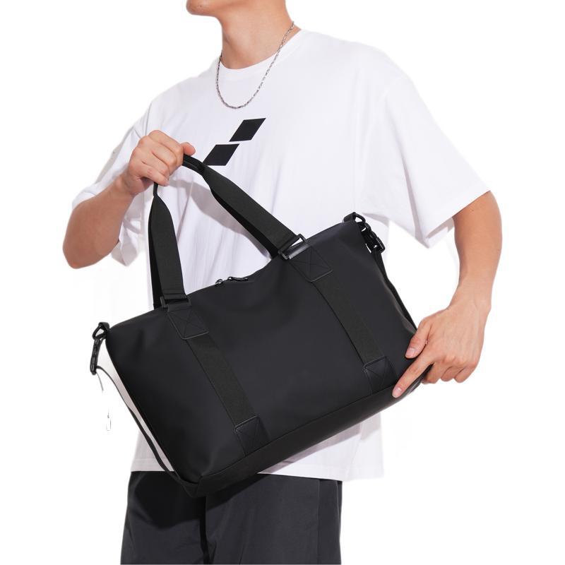 Shoulder travel bag Large capacity wet and dry separation Sports yoga Portable fitness bag Business trip luggage bag Printed logo