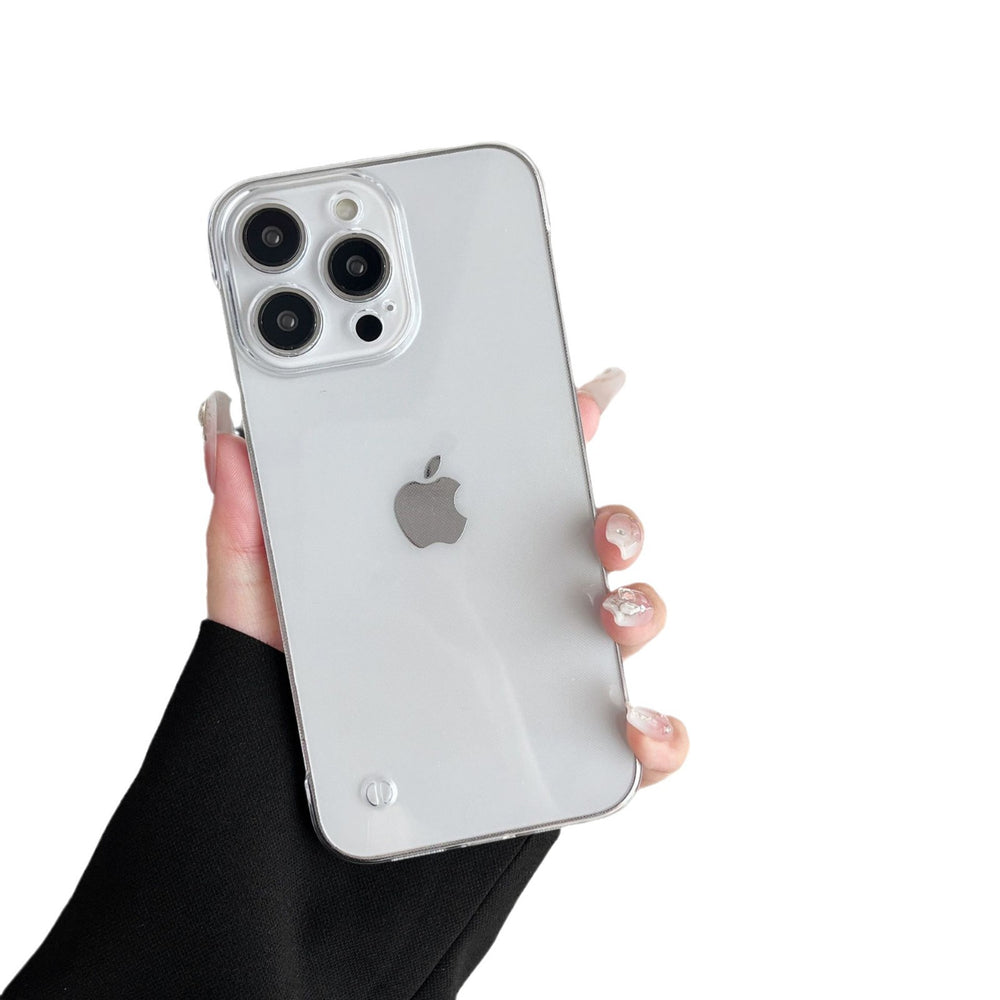 Suitable for apple 16 mobile phone case iphone 15 ultra-thin pc hard case 13 frameless ip11 transparent protective case
