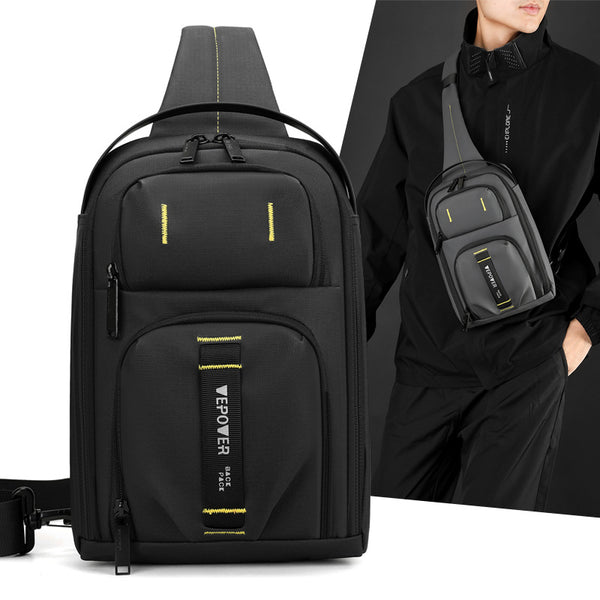 WEPOWER new business chest bag commuter messenger bag men's going out portable bag outdoor travel breast bag