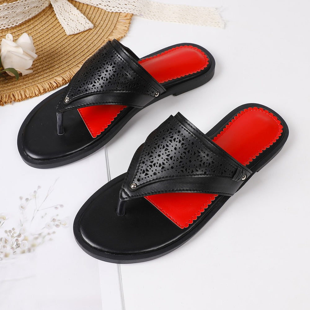 summer new arrival: plus size outdoor roman sandals - casual, comfortable, hollow-out, thick-soled thong sandals for women