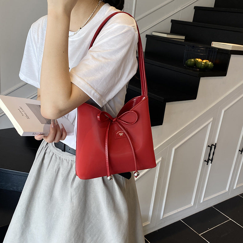 Cross-border 2025 new trendy summer shoulder bag women's bag foreign style simple bag fashion casual bag messenger bag bucket bag