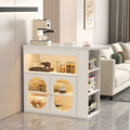 Living room partition telescopic bar table cream style popular entrance light luxury slate sideboard small apartment folding bar