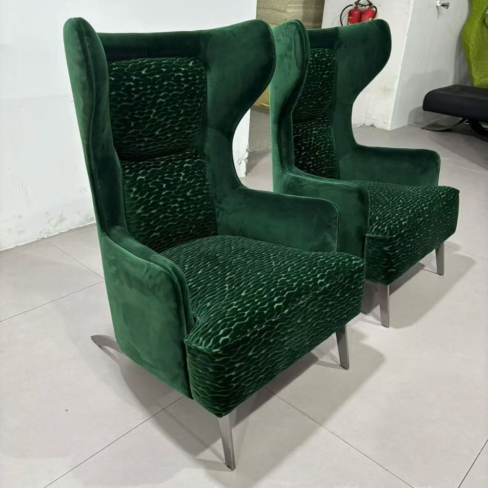 【tiger chair】stainless steel single sofa chair, luxury designer living room leisure chair, hotel furniture in stock