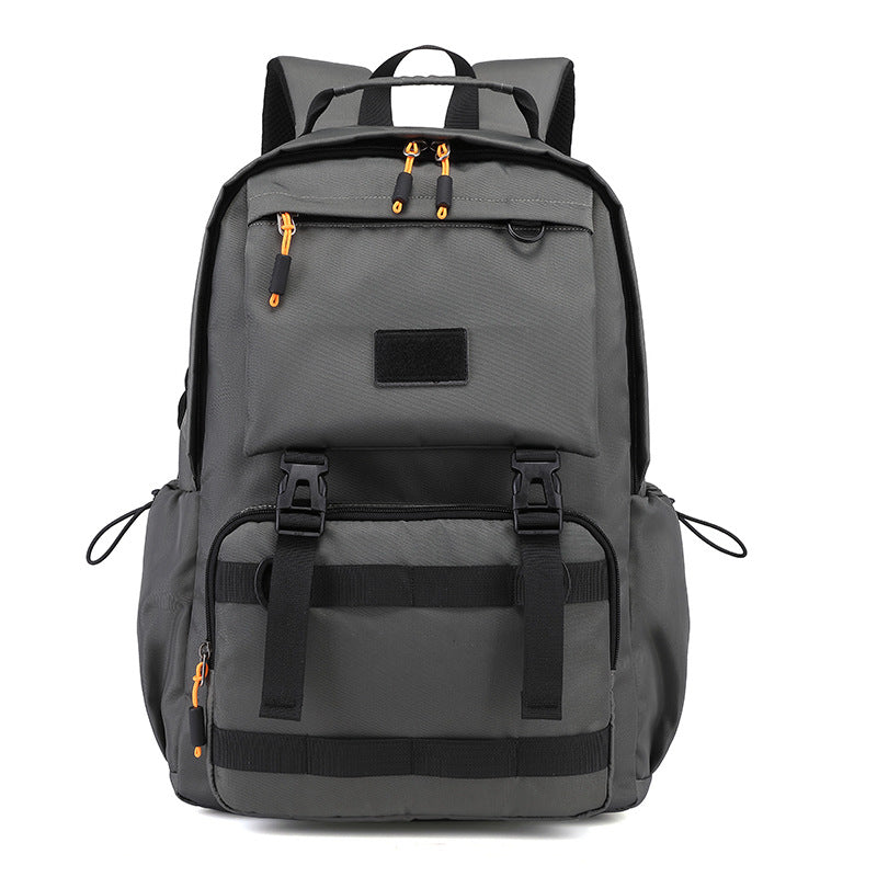 New spine protection backpack casual versatile schoolbag large capacity scratch-proof waterproof wear-resistant junior high school students