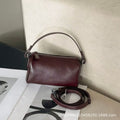 Vintage women's bag 2024 new fashion versatile shoulder crossbody small bag high-end soft leather pillow bag phone bag