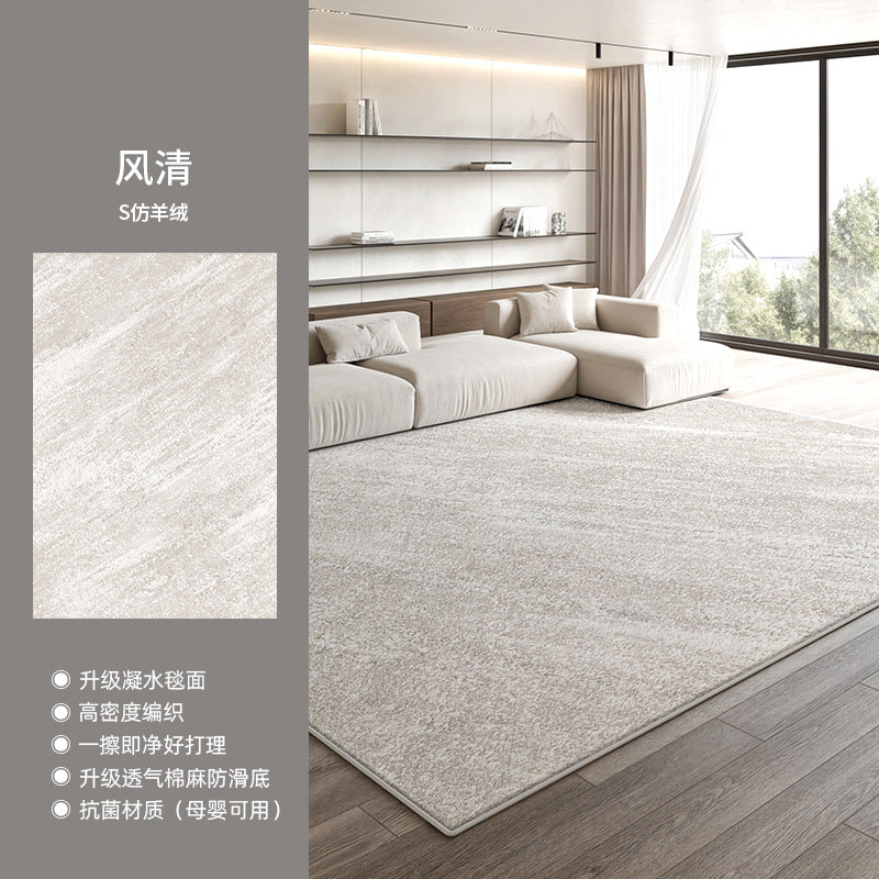 Distributed carpet living room bedroom  new style accessible luxury high-end modern simple bedside no-wash, wipeable and no maintenance