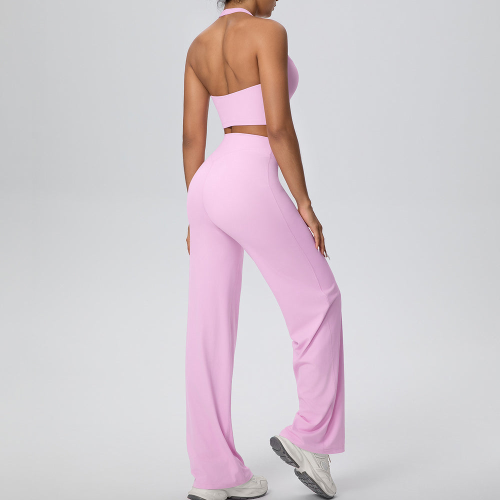 New barely-there seamless bra yoga set: shockproof, high-waisted, butt-lifting, quick-dry activewear for running and fitness