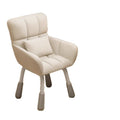 Study chair dormitory plaid long sitting small back stool girl manicure chair bedroom computer chair chair