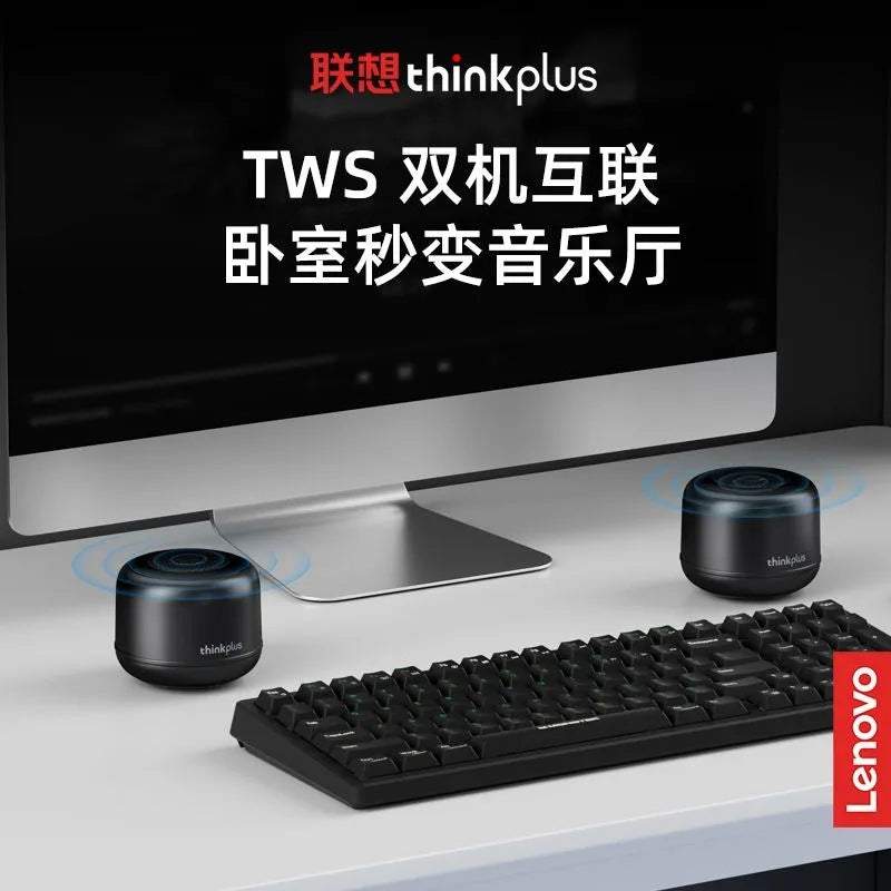 Lenovo thinkplus k14 bluetooth speaker outdoor car subwoofer high volume portable mini speaker tws