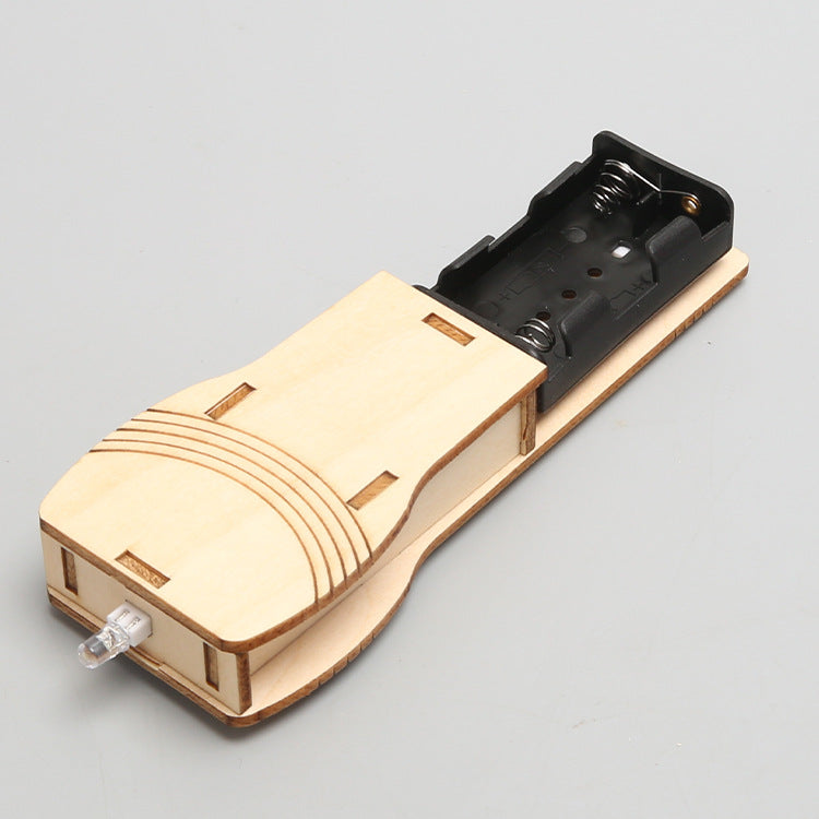 Frontier of science and education for children, simple flashlight technology, small production of primary school students, scientific experiment material package, stem teaching aids