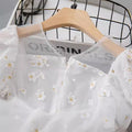 Girls' summer dress new style formal dress korean style chic children's skirt summer little girl mesh princess dress