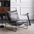 Le black leather + houndstooth le