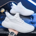 350 ultra-lightweight yeezy sneakers - unisex, couple's style, viral flyknit breathable mesh shoes, running, casual, athletic, versatile, trendy