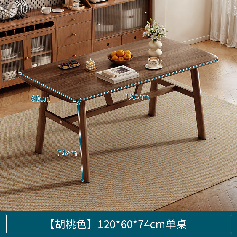 Dining table for homesmall apartment medieval dining table rectangular modern casual rental room dining and commercial table and chair combination