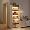 Wall-mounted freestanding bookcase & storage unit - kids' bookshelf, student home organizer, multi-tier storage cabinet