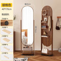 Perforated board dressing mirror rotate full-length mirror movable floor mirror for home clothes hanger all-in-one mirror fitting mirror