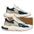 Men's winter 2025 new mesh hollow-out breathable anti-odor height-increasing versatile hong kong style chunky sole dad shoes trendy sneakers for men