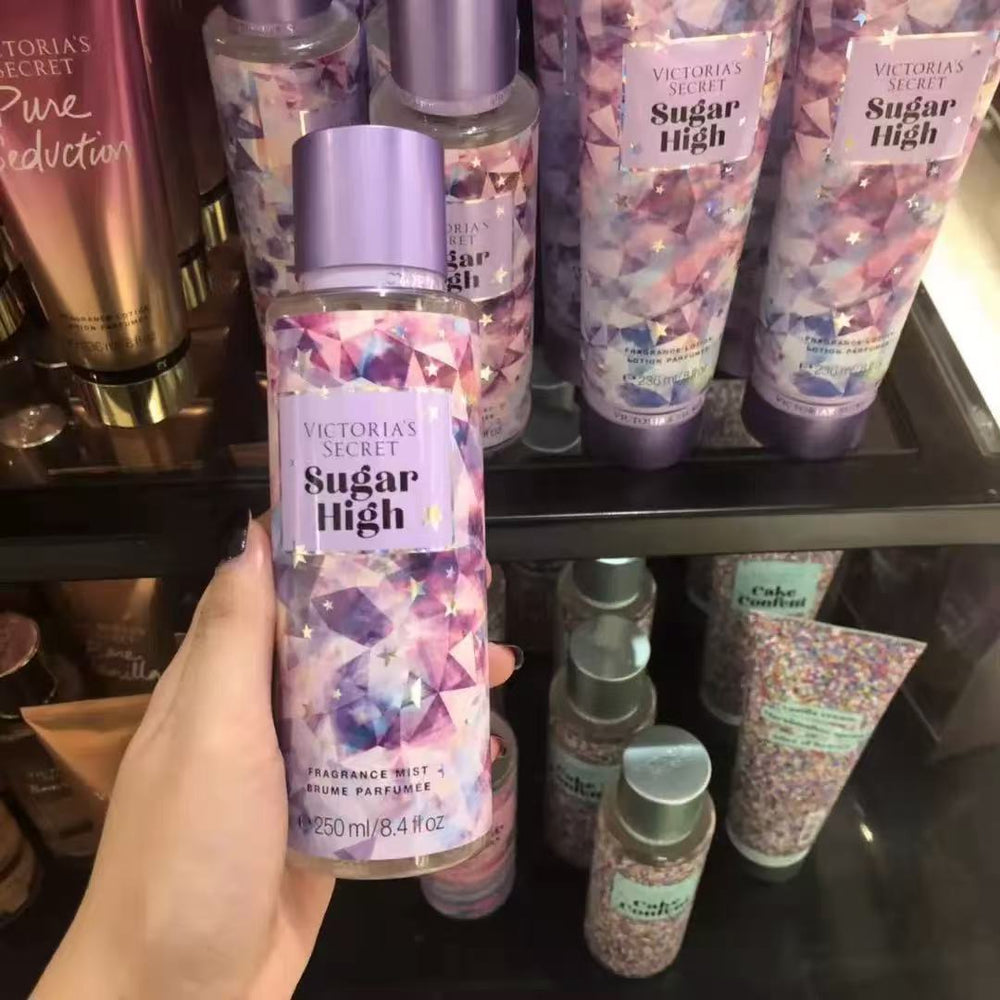 Victoria's secret glitter body fragrance spray hydrating fragrance spray 250ml