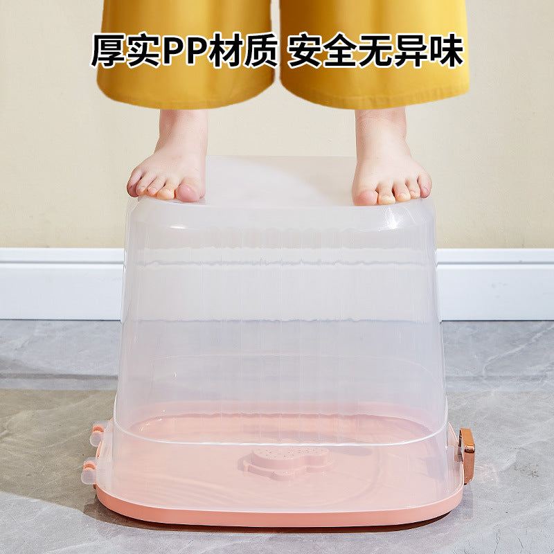 Household miscellaneous grains insect-proof and moisture-proof storage surface box with rice bucket box 25kg large capacity sealed 10kg food-grade rice bucket