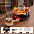 [4 pieces of tea making + roasted milk] moon cage pot + roasted milk can + electric ceramic stove + grilling net