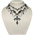 Halloween cross necklace wholesale - european & american cross-border, light luxury, heavily crafted jewelry, high-end tassel bat pendant for women