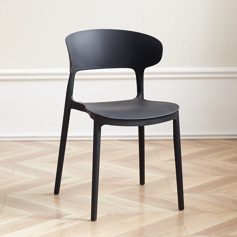 Thickened plastic chair commercial restaurant chair for home dining chair popular back chair office stool training conference seat
