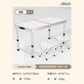 Folding table stall folding outdoor portable adjustable work table camping style picnic night market folding table and chairs