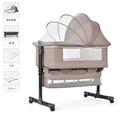 Newborn multifunctional crib convertible to big bed, baby bed, bassinet, foldable, mobile, adjustable height, portable