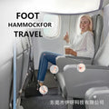 travel plaid foot hammock office foot strap airplane high-speed rail portable travel foot hammock