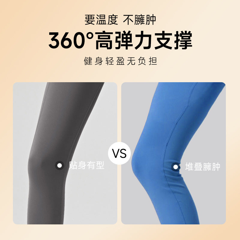 Fall and winternew arrivalhigh waistheattech sports fitness pantsfashion tight butt lifting peach yoga pants women's fleece-lined yoga pants
