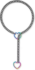 Colorful love plus black chain