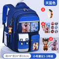 New nezha backpack for elementary school students, grades 1-6, lightweight, spine-protecting, load-reducing, large capacity for boys and girls