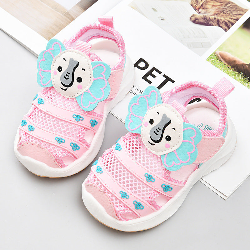 Kids' spring/autumn  collection: girls' breathable soft-soled baby shoes, boys' functional shoes, and first walker shoes