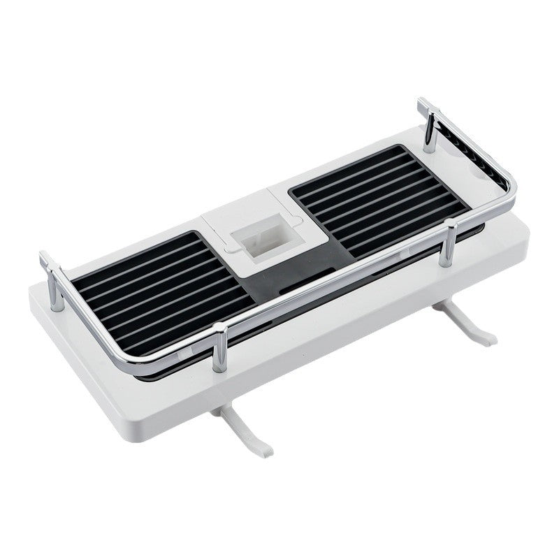 Shower No punching ABS rack toilet shower rod bathroom tray household shower room storage basket