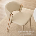Italian-inspired light luxury home modern minimalist backrest stool designer high-end dining table and chair set - trending dining chairs