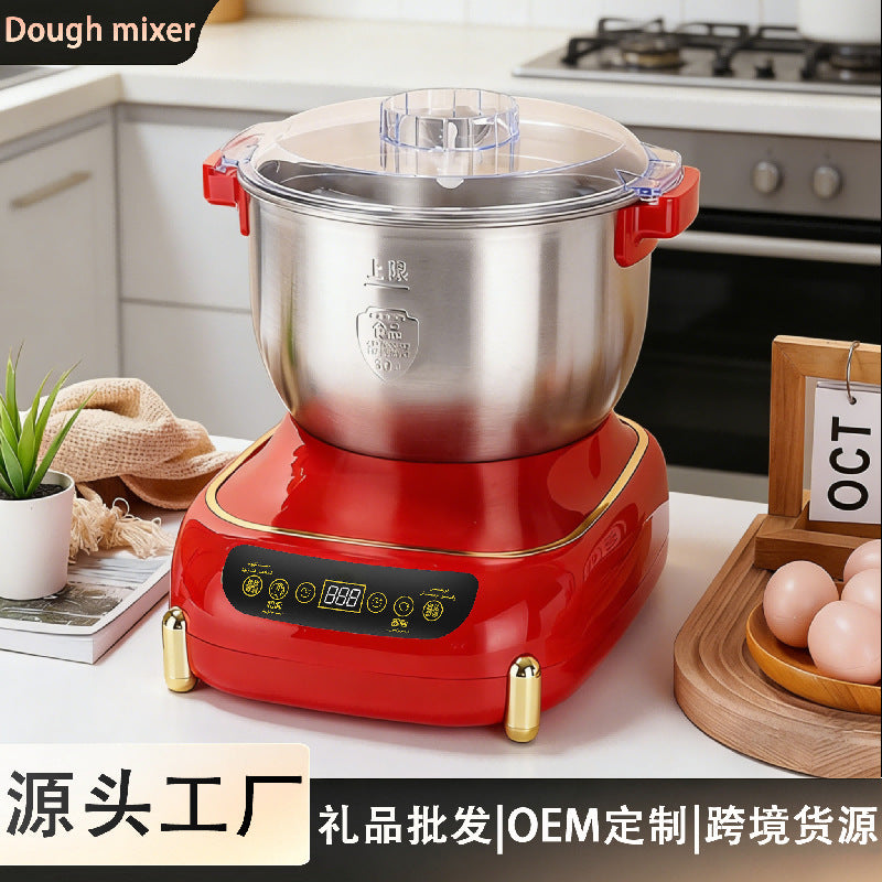 Electric dough mixer for homesmall dough kneading machine large capacity chef machine baking steamed bun machine new arrival automatic dough making machine