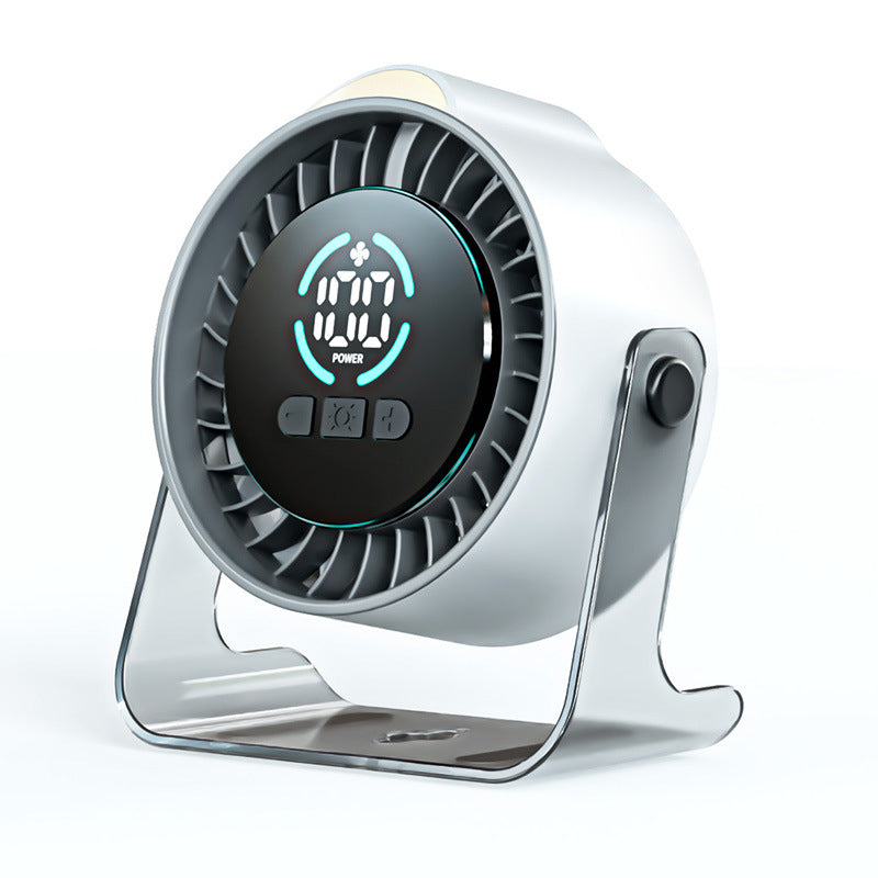 New high-speed desktop fan - usb powered, quiet operation, ideal for home, dorm, kitchen. wall-mountable, with night light feature. compact mini fan for desktop use