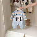Baby clothes spring/autumn set overalls boy baby clothes toddler spring/autumn long sleeve cartoon puppy outing outfit
