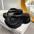 K-stylestylishplatform shoes bottom eva flip-flops women's spring summerpetitesthick sole sandals high-end flip-flops