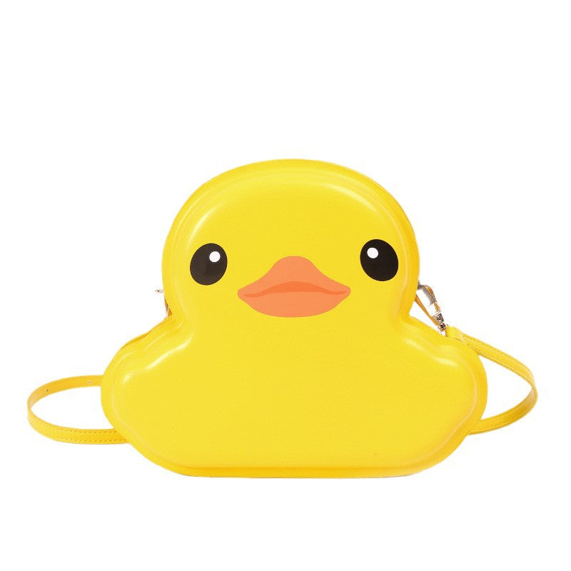 Guangzhou women's bag small yellow duck shell bag niche design advanced large capacity cute bag styling cartoon messenger bag