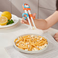 Children's training chopsticks - tiger mouth chopsticks - learning aid for babies - toddler rebound chopsticks - weaning tool - tableware for ages 2-3 and 4-6