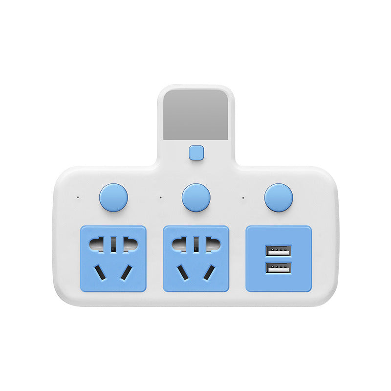 Multi-function usb converter socket panel multi-outlet power strip extension cord dormitory student power strip home use