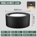 Ceiling model-black shell- 5inch -18w-warm light 3000k