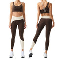 tight yoga wear sports intimates fitness wear high waistslimming look yoga suit guangzhou sports factory personalized